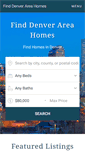 Mobile Screenshot of finddenverareahomes.com